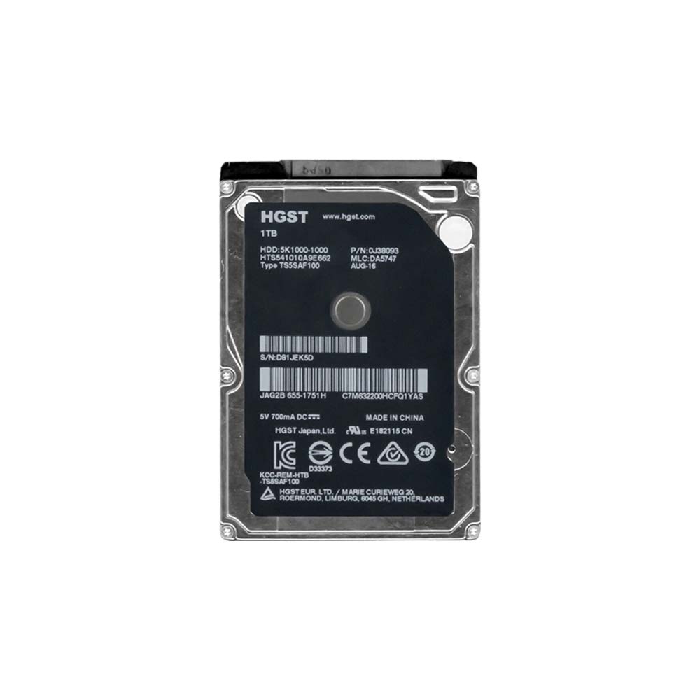 هارد اینترنال استوک HGST ظرفیت 1 ترابایت اچ جی اس تی وارداتی اصل